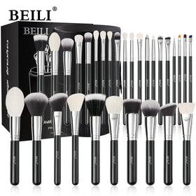 BEILI Wholesale Private Label Make up Brushes Exquisite Facial Goat Hair Makeup Brush Set Big Brocha De Maquillaje
