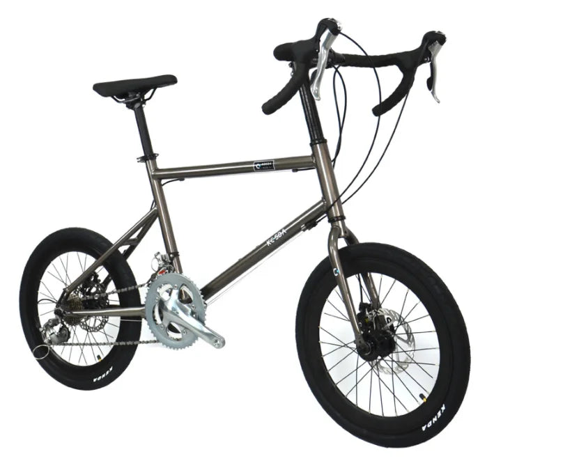 Mini Aluminum Girder Frame for Kids' Road Bikes-Matte Finish Folding Design 2.5kg Lightweight