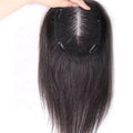 HQ Natural Black Lace Topper Invisible 100% Human Hair Lace Women Topper