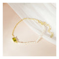 Free Video and Picture S925 Sterling Silver Baroque Pearl Bracelet Hand Chain Inlaid with Zircon for Party or Gift