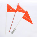 Factory Customizable Bicycle Flag Mesh Folder Pvc Team Flag Bike Safety Flag Glass Fiber Flagpole