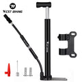 WEST BIKING Professional Lightweight High Pressure Mini Bicycle Pump Durable Strong Portable Cycle Air Foot Pump