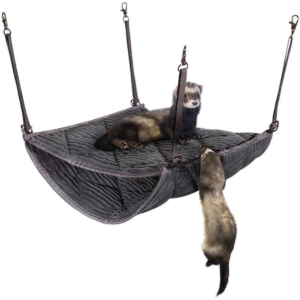 Wholesale Ferret Double Bunkbed Hammock Comfy and Plush Hideaway Pet Bed Wholesale