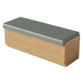 Commercial Restaurant Booths with Tables Solid Wood Modern Solid PU Leather Cafe Table Set