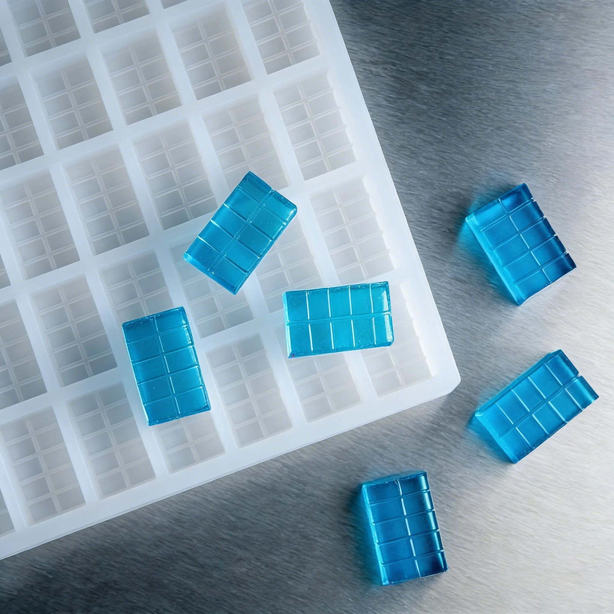 3ml Custom 625Cavity Silicone Cube Molds Square Food Grade Tray for Making Jelly Ice Candy Caramels Chews Chocolate Gummy Mold