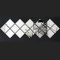 Hot Selling 15x15cm Acrylic Square Mirror Wall Sticker Home Wall Decoration for Interior Design