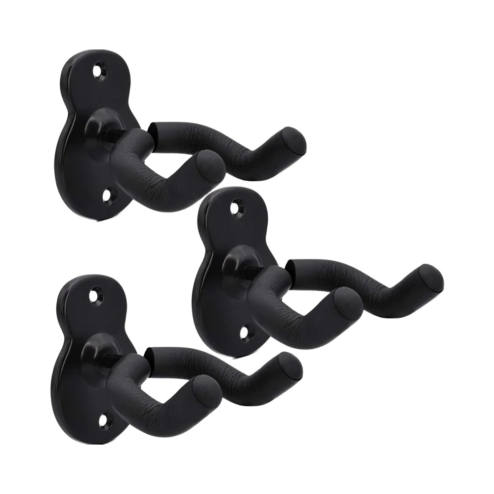 Wholesale Metal Silicone Guitar Wall Mount Hangers Guitar Hanger Hooks for Acoustic Electric Guitar Ukelele