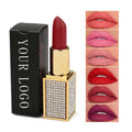 Wholesale Custom logo Cheapest Lipstick Matte Diamond Lipstick Tube Quality Lipstick