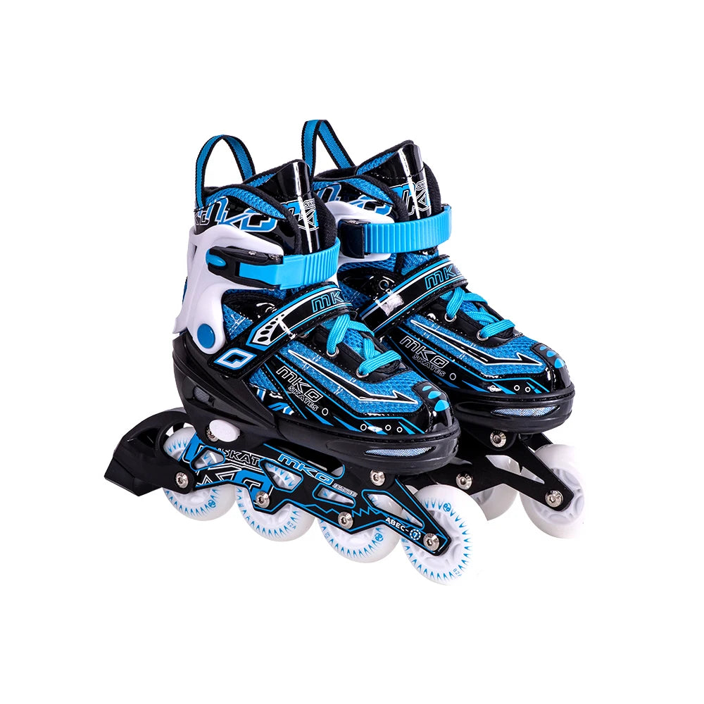 Hot Selling Adjustable Inline Skates for Kids Four Wheels Roller Skate Shoes with Flashing Rollers and Popular