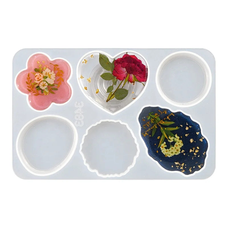 Irregular Phone Holder Silicone Mold Round Phone Grip Mold Resin Craft Mold