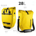 Factory Wholesale 28L Waterproof Bicycle Pannier Bag Big Capacity Rear Rack Saddle Bag for Camping & Hiking