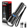 USB Rechargeable Flashlight High Power Camping Waterproof Zoom Tactical Flashlight USA Local Warehouse Delivery