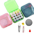 New Sewing Accessories Plastic Box Needle Thread Kit Portable Mini Sewing Kit