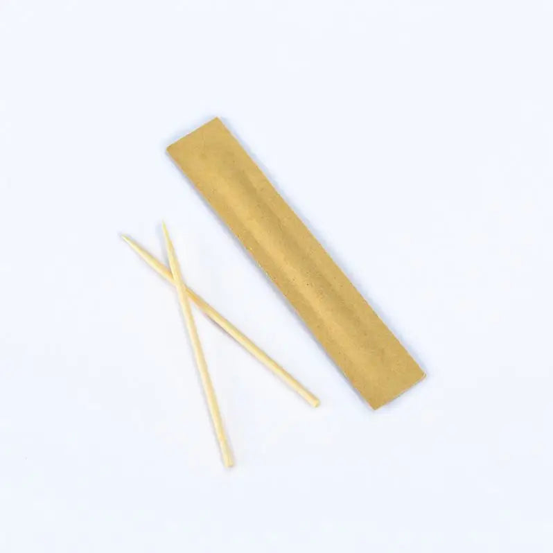 Wholesale Flavoured Customized Disposable Runpack Brand Bamboo Birch Wood Floss Toothpick CMYK/PMS Color Custom Logo Party