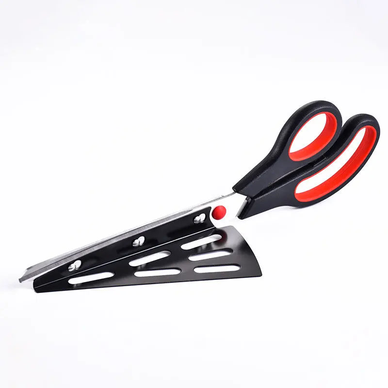 Stainless Steel Pizza Scissors Cutter One-Handed Operation Eco-Friendly Non-Slip Dishwasher Safe Food Grade Personal Pizza