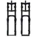 Ebike 20 Inch Air Fork Suspension 135mm Axle Snow Bike Downhill Double Crown Shock Fat Bicycle Inverted Forks