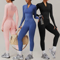 YIYI Winter Fashion High Waist Leggings Sets Athletic Suits High Stretchy Training Sets Girls Workout Sets for Women Long Sleeve