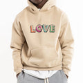 Custom Blank Men's Thick Heavy Cotton Unisex Sweatshirt Embroidery logo Men Oversized Hoodie
