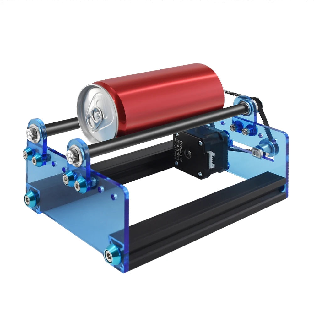 TWOTREES 3d Printer Laser Engraving Machine Y-axis Rotary Roller Engraving Module for Engraving Cylindrical Objects Cans