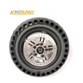 8.5 Inch Honeycomb Solid Tire+Brake Disc+Rear Wheel for M365 / 1S / Essential Scooter Parts Solid Tire With Wheel