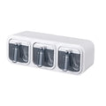 Kitchen Cruet Spice Containers Wall-mounted Plastic Spice Jar Set