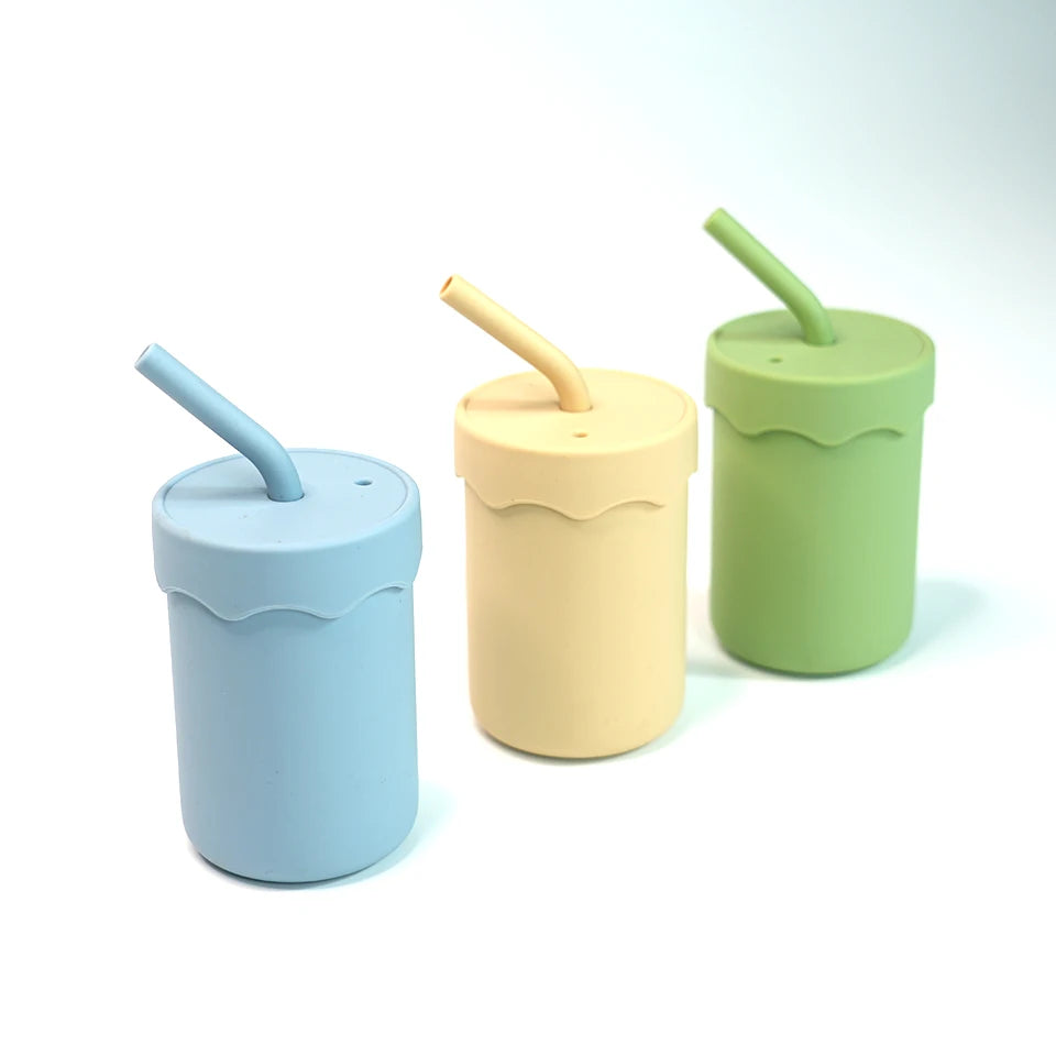 OEM ODM New BPA Free 150ml Leak-Proof Straw Cup Baby Learning Drinking Water Bottle for Children Water Cup 150ml for Children