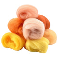 150 Colors Handmade Folk Art Chunky Wool DIY Needle Felting Kits 3D Soft Plush Toy Making Supplies Merino Roving Yarn Fiber