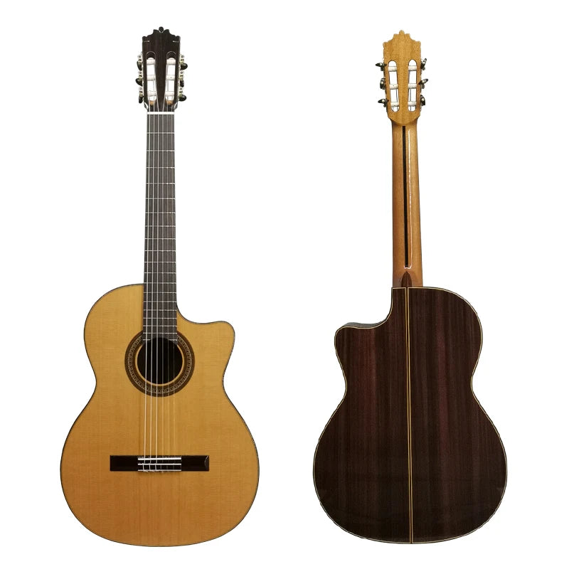 Aiersi All Solid Cutaway Design Spanish Classical Guitar for Sale