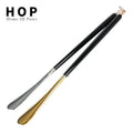 Factory Wholesale Custom LOGO Lazy Shoe Helper Long Luxury Handle Metal Shoe Horn