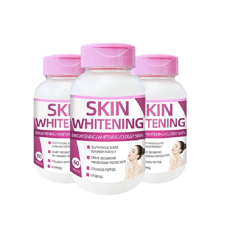 GMP Vitamin Supplements Glowing Skin Whitening Tablets for Adults & Teenagers Not for Pregnant Women