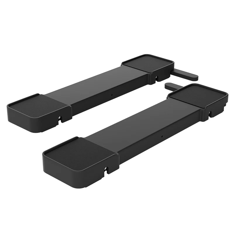 074-A002 Single Tier Storage Rack Anti-Vibration Anti-Slip Rubber Stand Pad Standing Type Sundries Shelf Plastic
