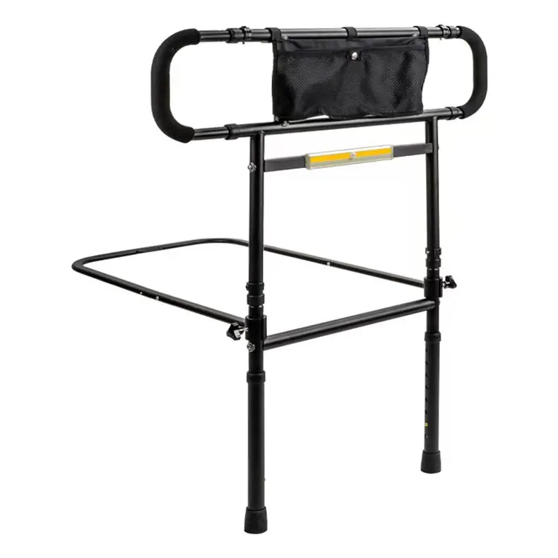 Adjustable Height Folding Retractable Bed Assist Rail Modern Metal Design Fall Prevention Safety Handle for Elderly Seniors