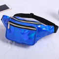 Wholesale Custom Holographic Fanny Bag for Women Laser Waist Bag with Adjustable Belt for Travel Running Crossbody Fanny Pack