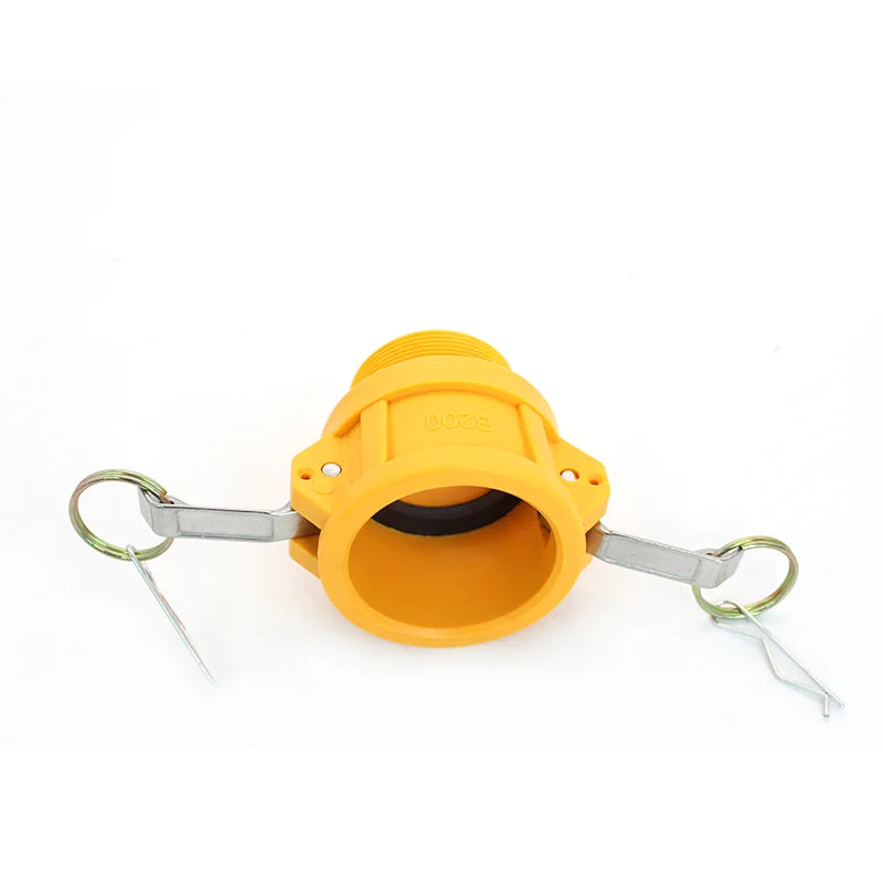 HT Coupling 2 Inches Nylon Camlock Type B 200 Quick Couplingplastic Adapter for Ibc Tank