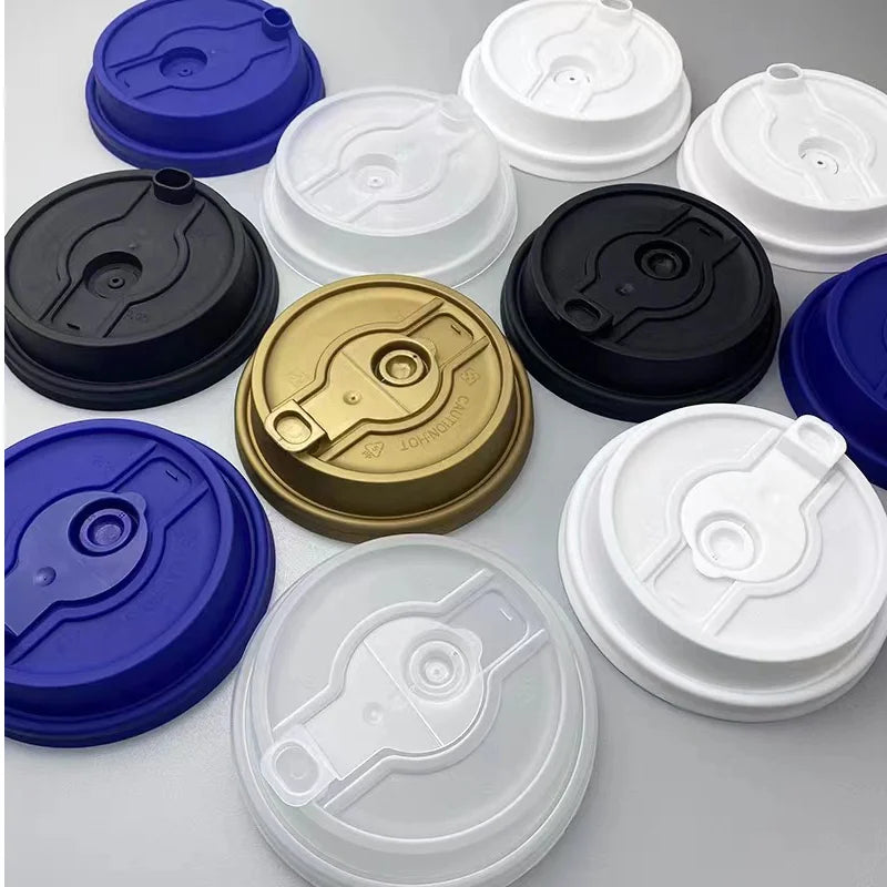 Factory Price Plastic Leakproof Lid Injection PP Cups for Could Take Away Cover for Paper Plastic Cups