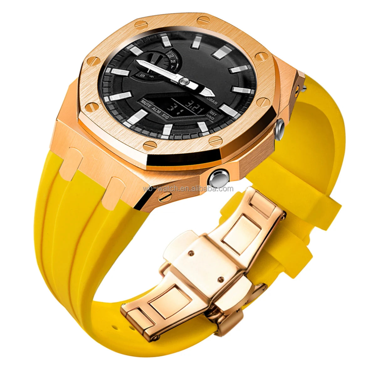 Fashion Stainless Steel Watch Case Casiaok Mod Kit Ga2100 Metal Strap Bezel Band for G Oak Shock Modification Parts