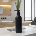 Matte Black 100ml 250ml 500ml Empty Aluminium Shampoo Bottles with Pump Lotion Aluminum Bottle for Aerosol Use in Chemistry