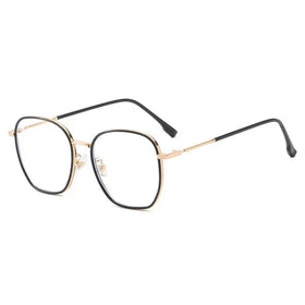 The New TR Anti-blue Light Flat Lens Shows Slim and Large-framed Glasses and Girls Can Wear Myopia Glasses