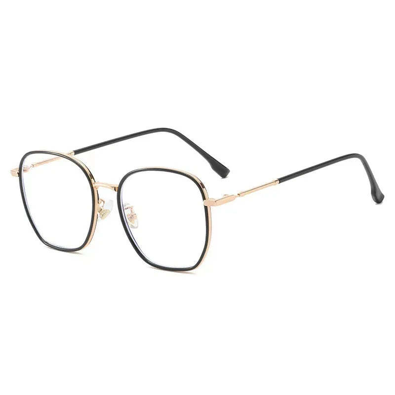 The New TR Anti-blue Light Flat Lens Shows Slim and Large-framed Glasses and Girls Can Wear Myopia Glasses