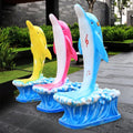 Animal Theme Park Decoration Custom Sculpture Figurine Resin Sculpture Resin Dolphin Statue