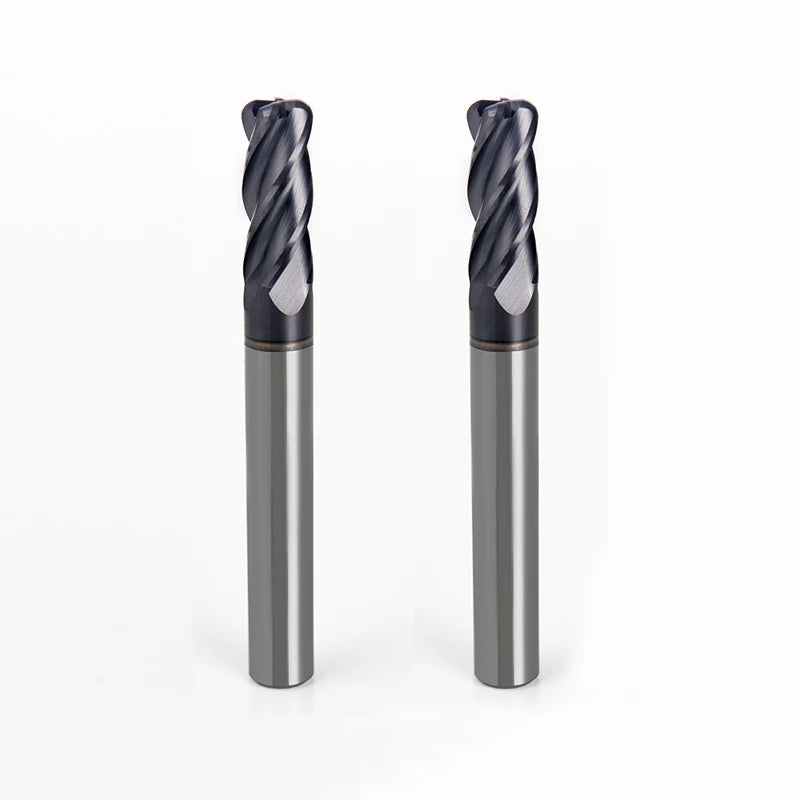 4-Flute Corner Radius End Mill  Carbide for CNC Lathe & Milling Applications