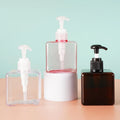 450ml Biodegradable Green Plastic Shampoo Bottle Square Cosmetics Dispenser Liquid Soap Cream Customizable Logo Printing 250ml