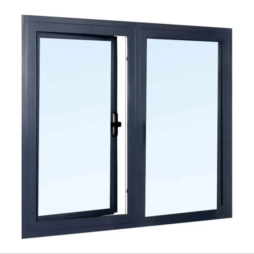 LML Customize Aluminum Alloy Modern Swing Casement Window with Folding Screen 3 Panel Custom Sizes
