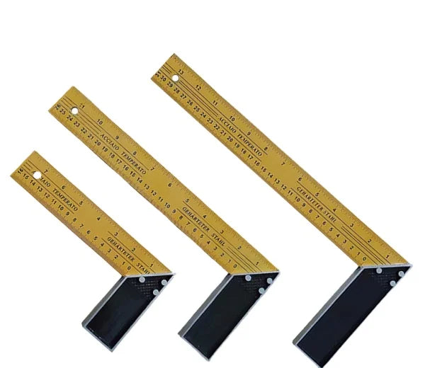 Customizable OEM Multifunction DIY Woodworking Hand Tool L-Style Right Angle Aluminum Ruler Aluminum Alloy Measuring Tool