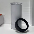 16 oz Skinny Double Wall Sublimation 304 Stainless Steel Blank Tumbler for Beer Mug Straight Can Cooler