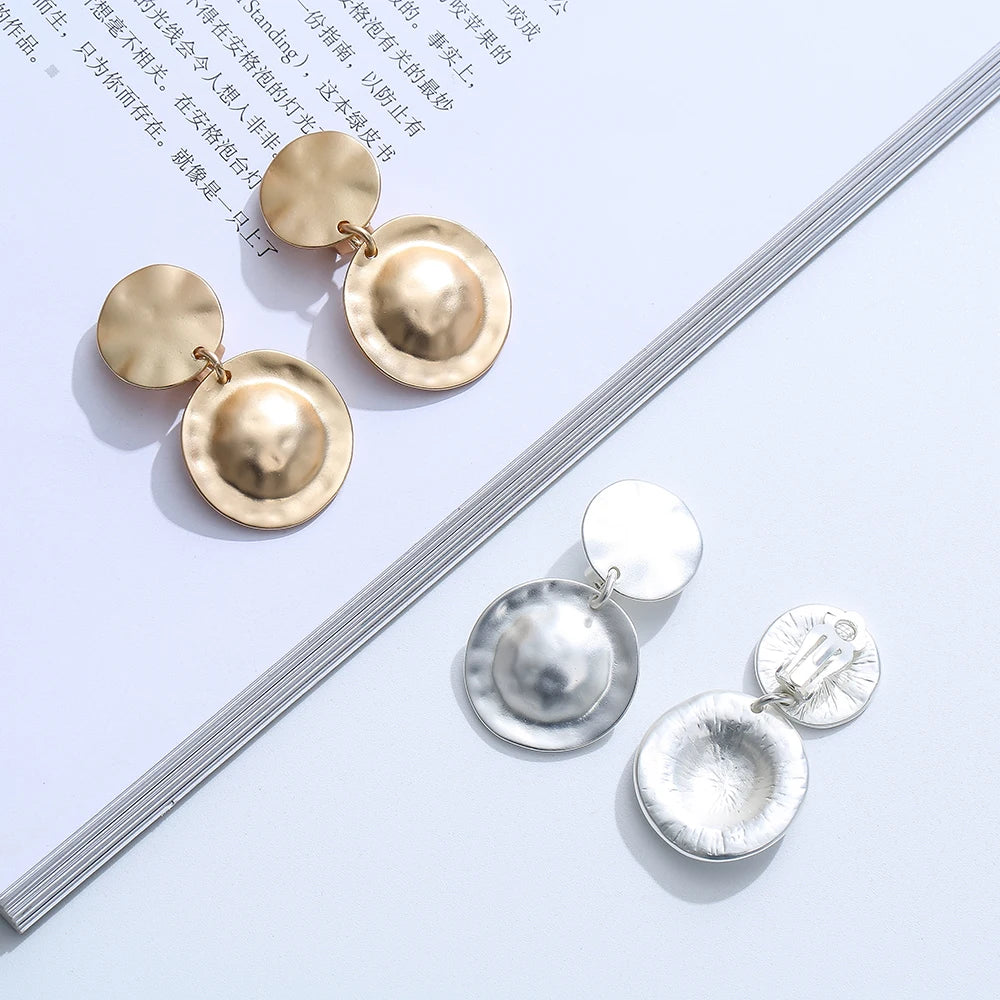 TongLing European Retro Hypoallergenic Clip-on Earring Female Vintage Non-Piercing Earring for Wholesale