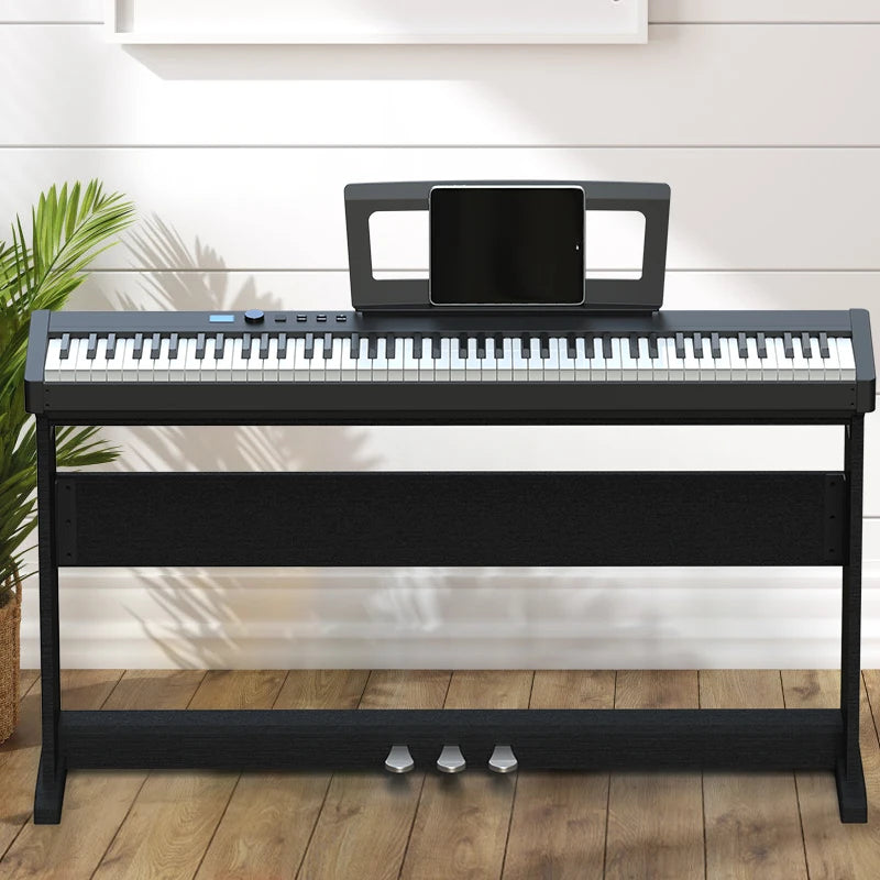 Konix 88 Keys Hammer Action Stage Keyboard Portable Digital Electronic Piano Musical Instruments Upright Piano