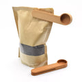 Custom LOGO Solid Wood Coffee Scoop with Bag Sealer Clip