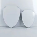 12MM Personalized MDF Photo Frame Sublimation Shield Shape Photo Plaque for Home Decoration