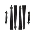 Magnetic Garage Door Plastic Hinge and Handle Decoration
